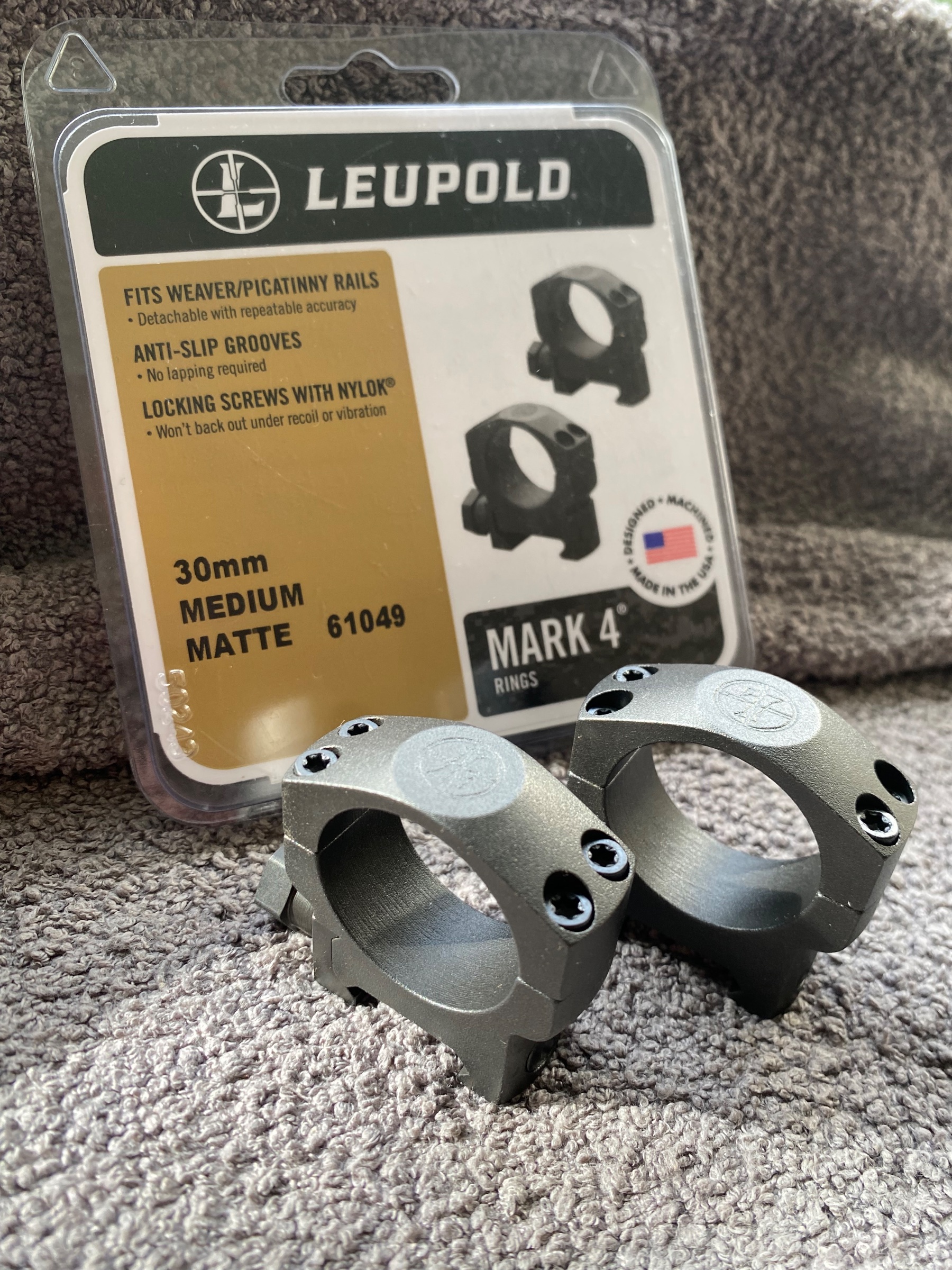 Leupold Mark 4 žiedai